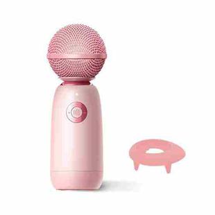Xiaomi Youpin Q3 Sing Elves Karaoke Bluetooth Microphone with Holder(Pink)