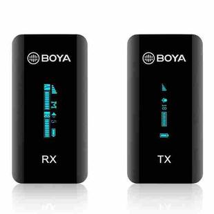BOYA BY-XM6 S1 1 to 1 2.4GHz Mini Dual Channel Wireless Microphone System (Black)
