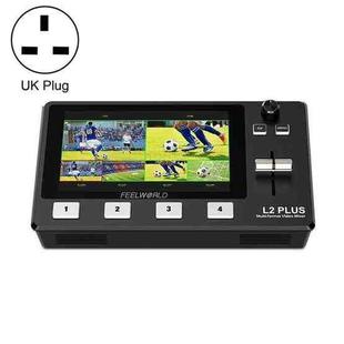 FEELWORLD L2 Plus Multi-camera Video Mixer Switcher with 5.5 inch Screen(UK Plug)