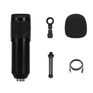 BM-828 Back-pole Diaphragm USB Condenser Microphone Set (Black)
