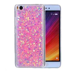 For Xiaomi  Mi 5s  Glitter Powder Soft TPU Protective Case (Pink)