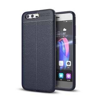 For Huawei Honor 9 Litchi Texture TPU Protective Case (navy)