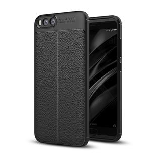 For Xiaomi Mi 6 Litchi Texture TPU Protective Case (Black)