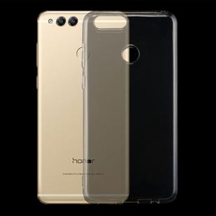 For Huawei Honor Play 7X 0.75mm Ultra-thin Transparent TPU Protective Case(Transparent)