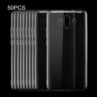 50 PCS for Huawei Mate 10 0.75mm Ultra-thin Transparent TPU Protective Case(Transparent)