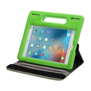 For iPad mini 4 / 3 / 2 / 1 7.9 inch 360 Degree Rotation Leather Case + Removable EVA Bumper Protective Cover with Handle & 3 Gears Holder & Sleep / Wake-up(Green)
