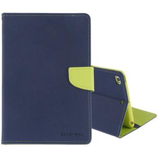 GOOSPERY FANCY DIARY Horizontal Flip Leather Case for iPad Mini (2019), with Holder & Card Slots & Wallet (Blue)