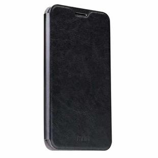 MOFI for OPPO R9 Plus Crazy Horse Texture Horizontal Flip Leather Case with Holder(Black)