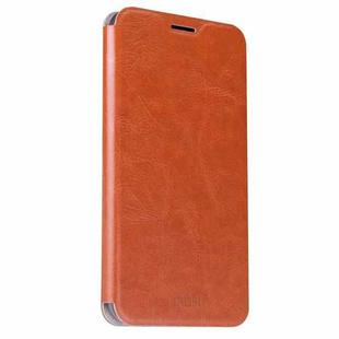 MOFI for OPPO R9 Plus Crazy Horse Texture Horizontal Flip Leather Case with Holder(Brown)