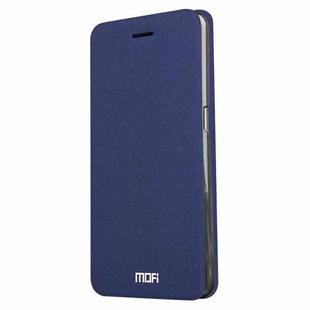 MOFI for Smartisan T2 Crazy Horse Texture Horizontal Flip Leather Case with Holder(Dark Blue)