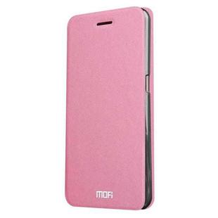 MOFI for Smartisan T2 Crazy Horse Texture Horizontal Flip Leather Case with Holder(Pink)