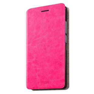 MOFI for 360 QiKU N4A Crazy Horse Texture Horizontal Flip Leather Case with Holder(Magenta)