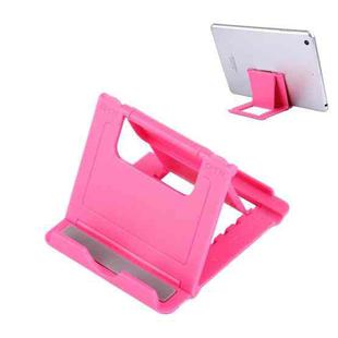 Universal Foldable Mini Phone Holder Stand, Size: 8.3 x 7.1 x 0.7 cm, For iPhone, Samsung, Huawei, Xiaomi, HTC and Other Smartphone, Tablets(Pink)