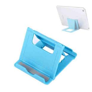 Universal Foldable Mini Phone Holder Stand, Size: 8.3 x 7.1 x 0.7 cm, For iPhone, Samsung, Huawei, Xiaomi, HTC and Other Smartphone, Tablets(Blue)