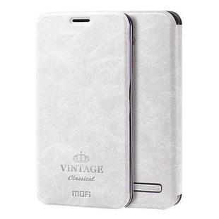 MOFI VINTAGE for ASUS Zenfone 2 5.5inch ZE550ML / ZE551ML Crazy Horse Texture Horizontal Flip Leather Case with Card Slot & Holder(White)