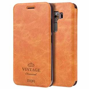 MOFI VINTAGE for Asus Zenfone 3 Laser / ZC551KL Crazy Horse Texture Horizontal Flip Leather Case with Card Slot & Holder(Brown)