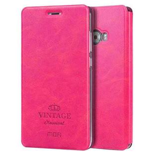 MOFI for  VINTAGE Xiaomi Note 2 Crazy Horse Texture Horizontal Flip Leather Case with Card Slot & Holder (Magenta)