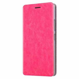 MOFI for  Huawei Honor Magic Crazy Horse Texture Horizontal Flip Leather Case with Holder (Magenta)