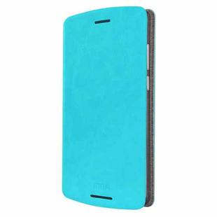 MOFI for Lenovo Lemon X3 Lite Crazy Horse Texture Horizontal Flip Leather Case with Holder(Blue)