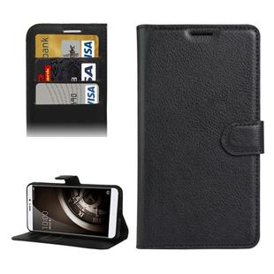 For QiKU 360 Q5 Litchi Texture Horizontal Flip PU Leather Case with Holder & Card Slots & Wallet(Black)