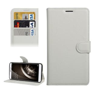 For QiKU 360 Q5 Litchi Texture Horizontal Flip PU Leather Case with Holder & Card Slots & Wallet(White)