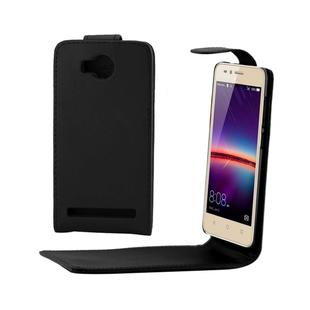 For Huawei  Y3 II / Y3II Ordinary Texture Vertical Flip Leather Case(Black)