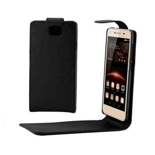 For Huawei  Y5 II / Y5II Ordinary Texture Vertical Flip Leather Case(Black)