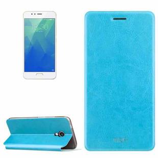 MOFI for  Meizu M5S Crazy Horse Texture Horizontal Flip Leather Case with Holder (Blue)