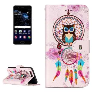 For Huawei  P10 Gloss Oil Embossed Bells Owl Pattern Horizontal Flip Leather Case with Holder & Card Slots & Wallet & Photo Frame