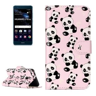 For Huawei  P10 Lite Gloss Oil Embossed Panda Pattern Horizontal Flip Leather Case with Holder & Card Slots & Wallet & Photo Frame