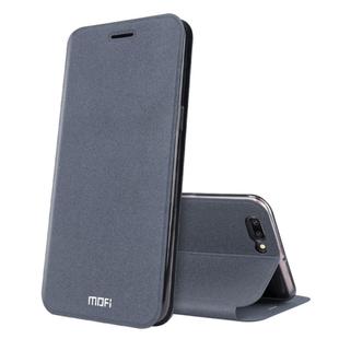 MOFI for OPPO R11 Plus Frosted Texture Horizontal Flip Leather Case with Holder(Grey)