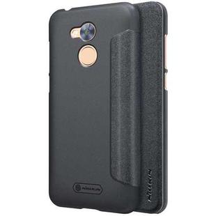 NILLKIN SPARKLE Series for  Huawei Honor 6A Frosted Texture Horizontal Flip Leather Case (Black)