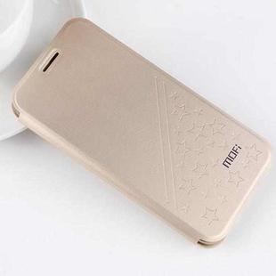 MOFI for  Xiaomi Redmi 5A PU Five-pointed Star Pattern Horizontal Flip Leather Case with Holder(Gold)