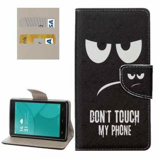 For DOOGEE X5 Max / Max Pro Eyes Pattern Horizontal Flip Leather Case with Holder & Card Slots & Wallet