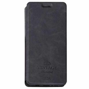MOFI for  VINTAGE Xiaomi Redmi Pro Crazy Horse Texture Horizontal Flip Leather Case with Card Slot & Holder (Black)