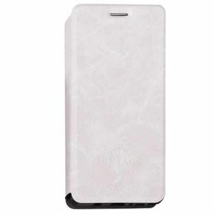MOFI for  VINTAGE Huawei Honor V9 Crazy Horse Texture Horizontal Flip Leather Case with Card Slot & Holder (White)