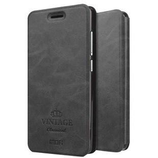 MOFI for  VINTAGE Xiaomi Redmi 4 Standard Edition Crazy Horse Texture Horizontal Flip Leather Case with Card Slot & Holder (Black)