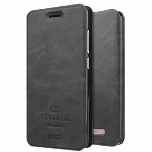 MOFI for  VINTAGE Xiaomi Redmi 4A Crazy Horse Texture Horizontal Flip Leather Case with Card Slot & Holder (Black)