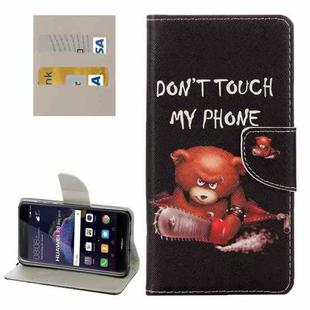For Huawei  P8 Lite (2017) & Honor 8 Lite Little Bear Pattern Horizontal Flip Leather Case with Holder & Card Slots & Wallet