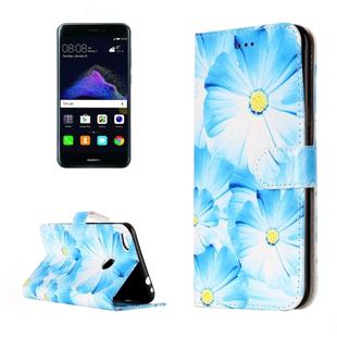 For Huawei  P8 Lite (2017) Orchid Pattern Horizontal Flip Leather Protective Case with Holder & Card Slots & Wallet