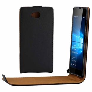 For Microsoft Lumia 650 Vertical Flip Leather Case Waist Bag with Magnetic Buckle(Black)