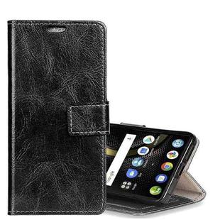 For Lenovo  K8 Note PU Leather Protective Back Cover Case with Holder & Card Slots & Wallet(Black)