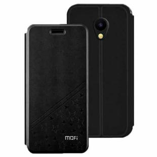 MOFI For Meizu Meilan A5 PU Five-pointed Star Pattern Horizontal Flip Leather Case with Holder (Black)