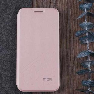 MOFI for  Huawei Honor 7X PU Leather Five-pointed Star Pattern Horizontal Flip Leather Case with Holder (Rose Gold)
