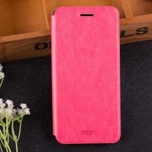 MOFI for  Huawei Maimang 6 Crazy Horse Texture Horizontal Flip Shockproof Protective Leather Case with Holder (Magenta)