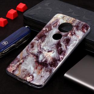 Marble Pattern Soft TPU Case For Motorola Moto E5(Grey)