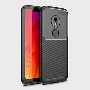 Beetle Series Carbon Fiber Texture Shockproof TPU Case for Motorola Moto G7 Play (US Version) (Black)