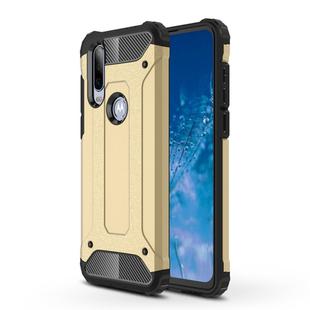 Magic Armor TPU + PC Combination Case for Motorola Moto P40 Power (Gold)