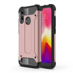 Magic Armor TPU + PC Combination Case for Motorola Moto P40 Play (Rose Gold)