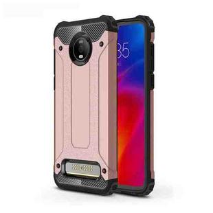 Magic Armor TPU + PC Combination Case for Motorola Moto Z4 Play (Rose Gold)